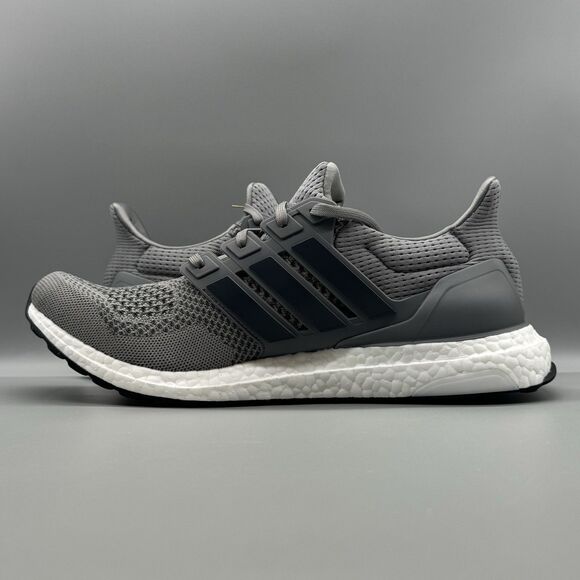 Adidas Ultraboost 1.0 Wolf Grey White Running Shoes Men\' Size 9.5 HQ4200 NEW main image 5